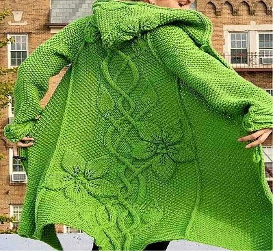 Beautiful Knitting coat - Free Crochet Patterns