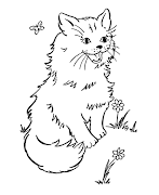 Gatos, gatinhos e gatões (desenho colorir gatos )