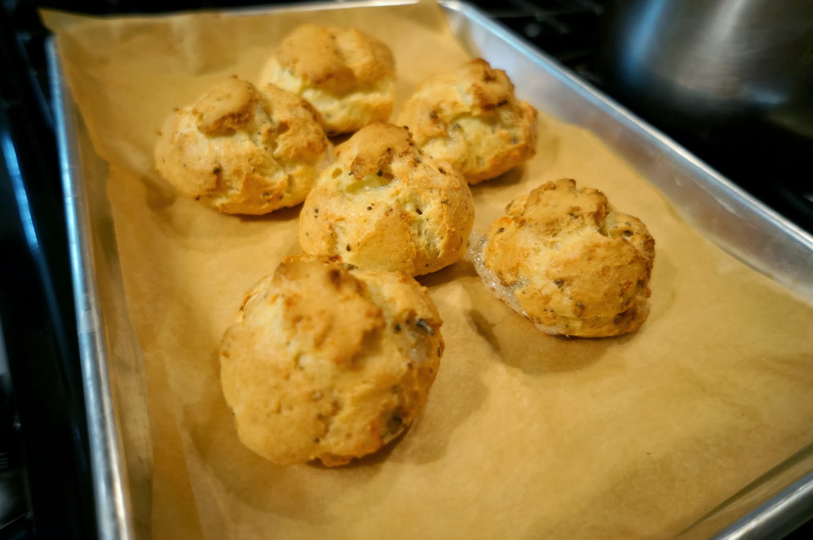 Blue Cheese Gougeres