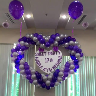 aneka bentuk dekorasi balon yang lucu dan keren untuk momen spesial anda