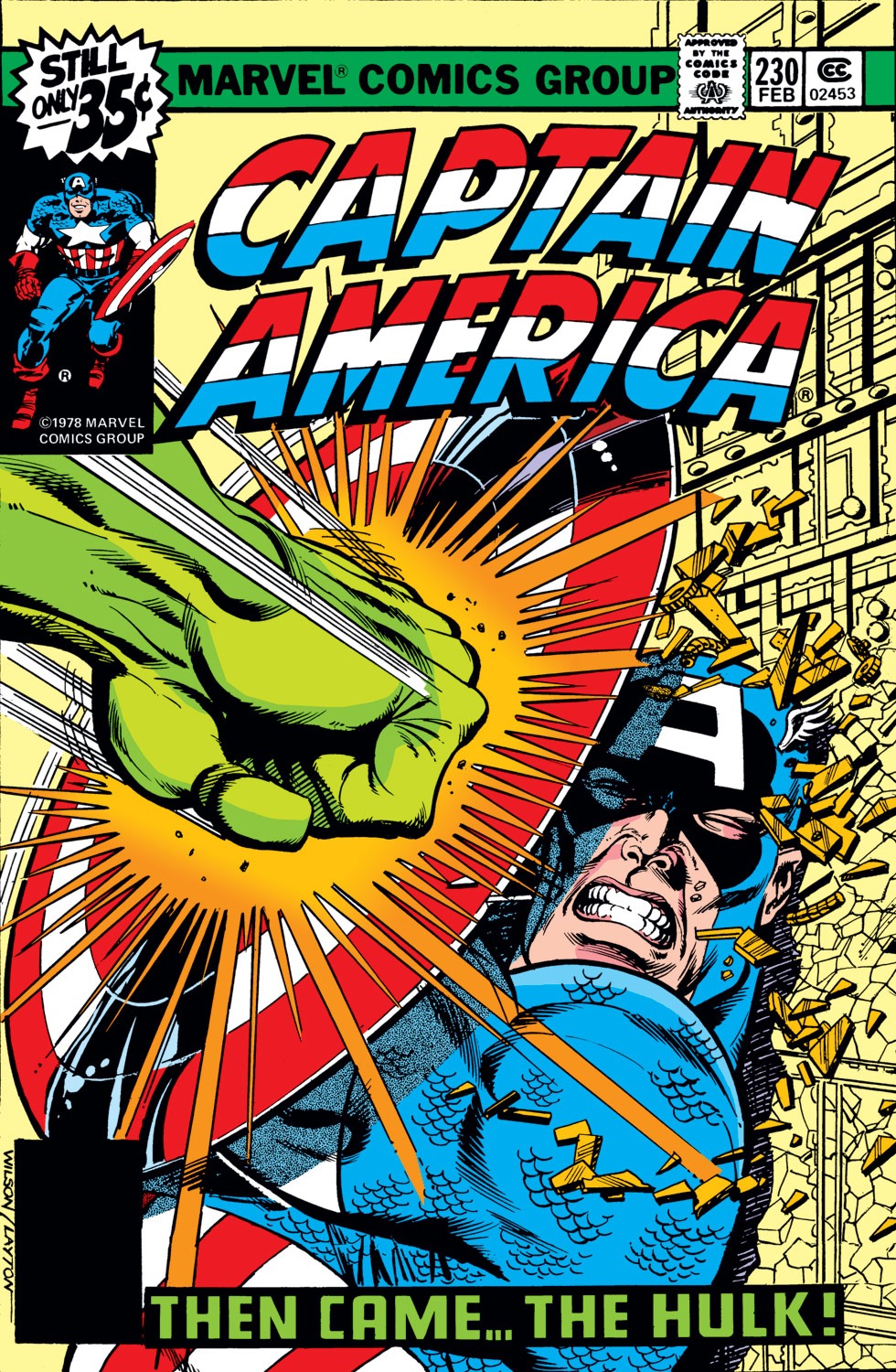Read online Captain America (1968) comic -  Issue #230 - 1
