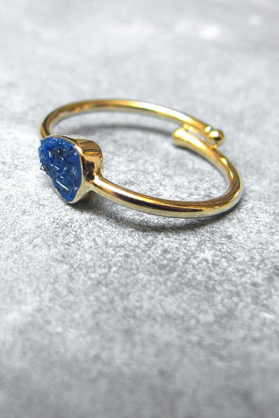 Bague Médecine Douce bleu Nymphe