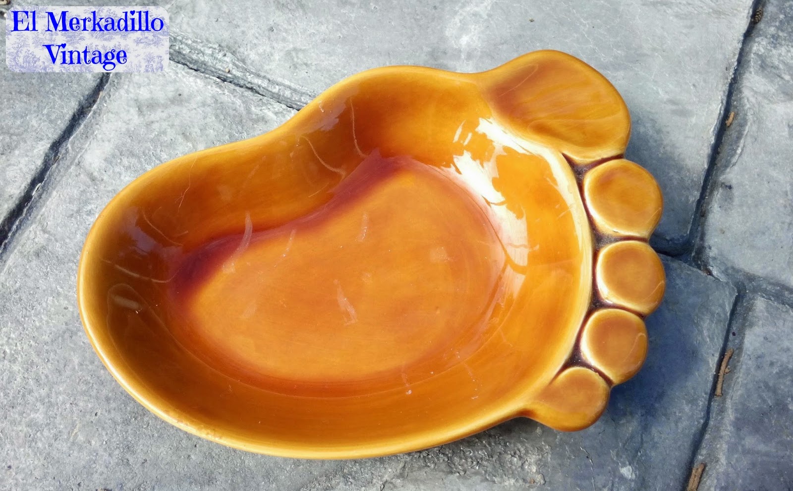 Jabonera de Cerámica Vintage (Mod. Pie) | El Merkadillo Vintage