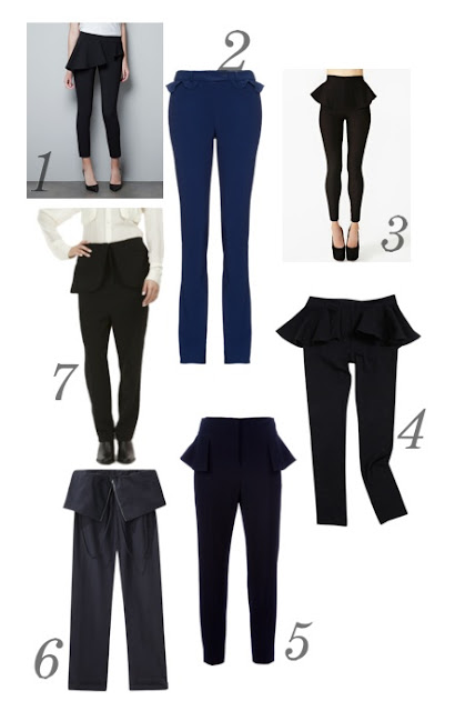 Peplum Pants