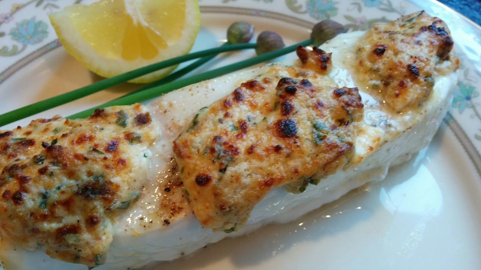 Got it, Cook it Halibut with Parmesan, Cream Cheese & Chives
