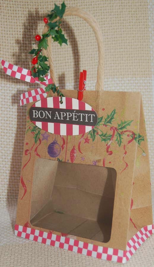 Lynn's Craft Blog Xmas Gift Bags for Baked Goods