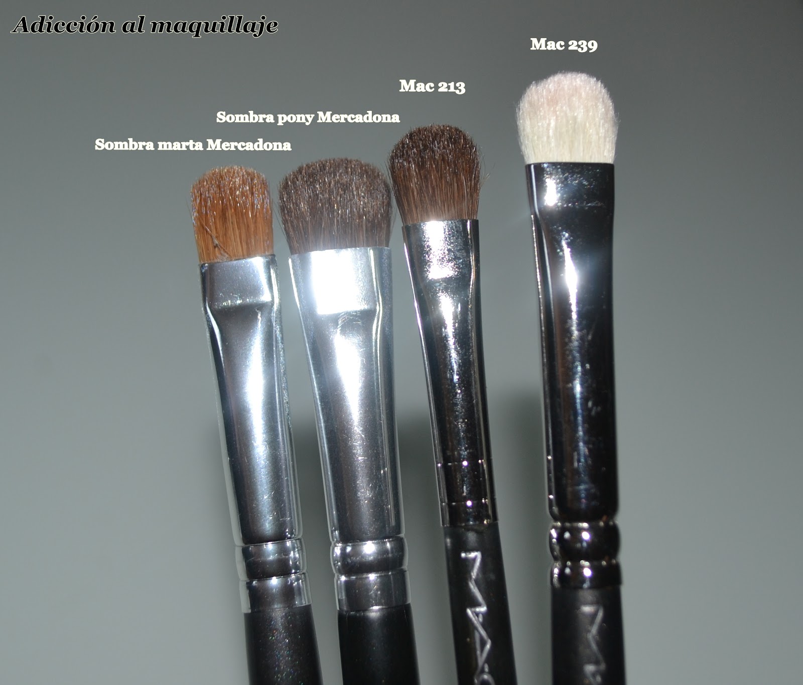 ADICCIÓN AL MAQUILLAJE MIS PINCELES DE OJOS