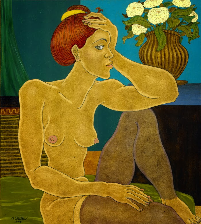 Александр Чулков. "Женщина в зелёной комнате". / Alexandr Chulkov. "The woman in the green room". Александр Чулков. "Женщина в зелёной комнате". / Alexandr Chulkov. "The woman in the green room".