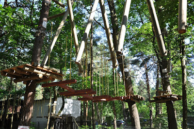 Park linowy w Łomiankach