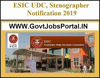 ESIC PUNJAB RECRUITMENT 2019