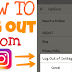Instagram How to Log Out 