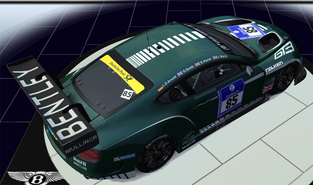 Speedster63 Gtr2 Gtlegends Bentley Continental Gt3 Eec