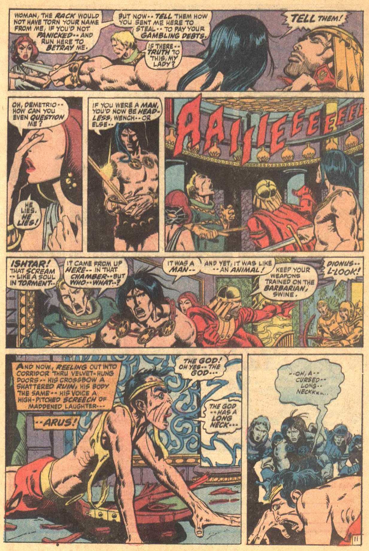 Read online Conan the Barbarian (1970) comic -  Issue #7 - 12