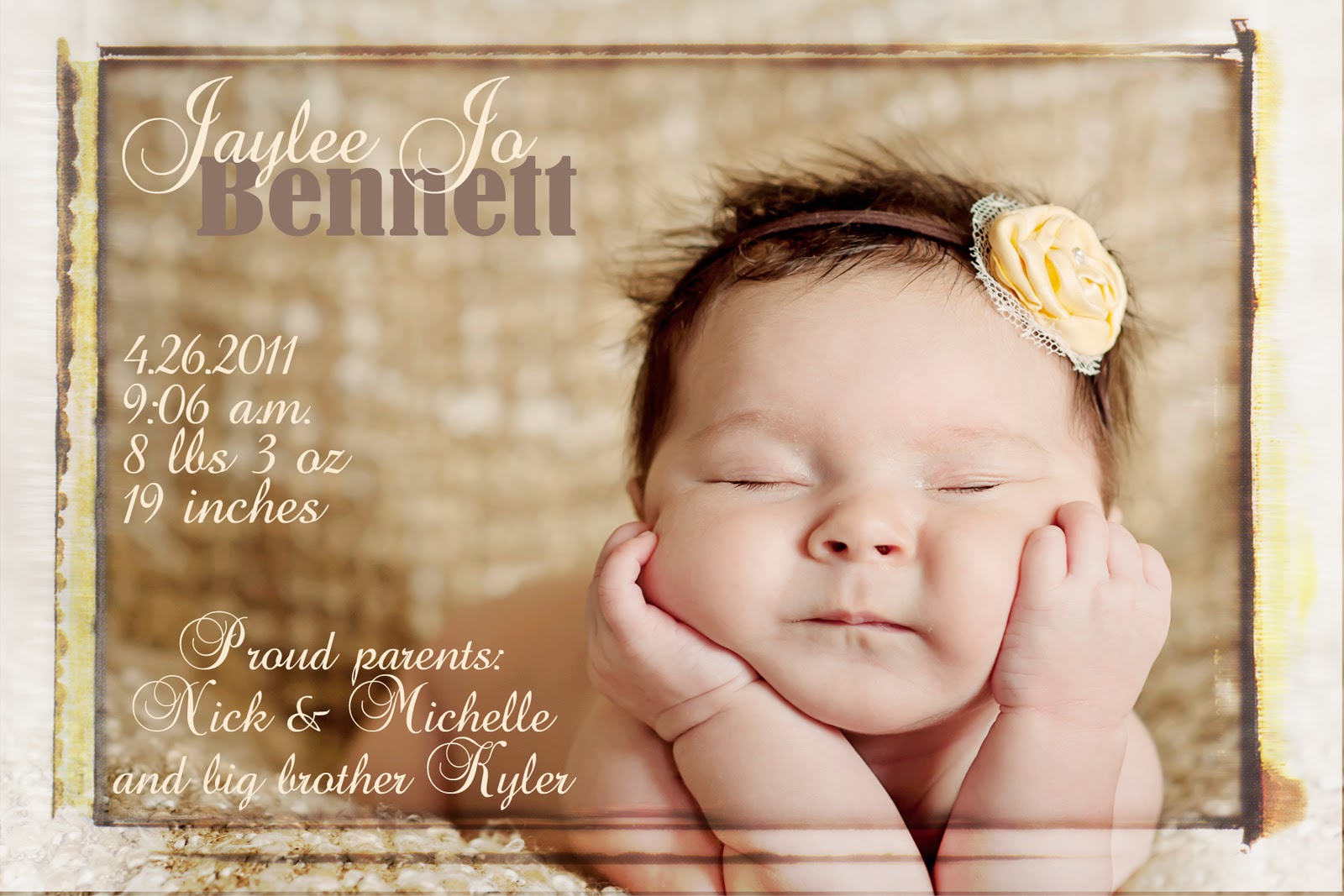Digital Works Designs Birth Announcements