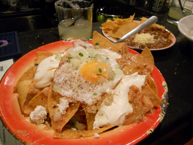 Mexican food chilaquiles