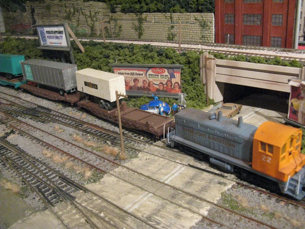 The Kings Port Division HO Scale Model Railroad Intermodal ops. 1D