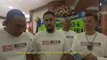 Sunan Kalijaga Tegaskan HAMI BERSATU Solid dan Bersaudara