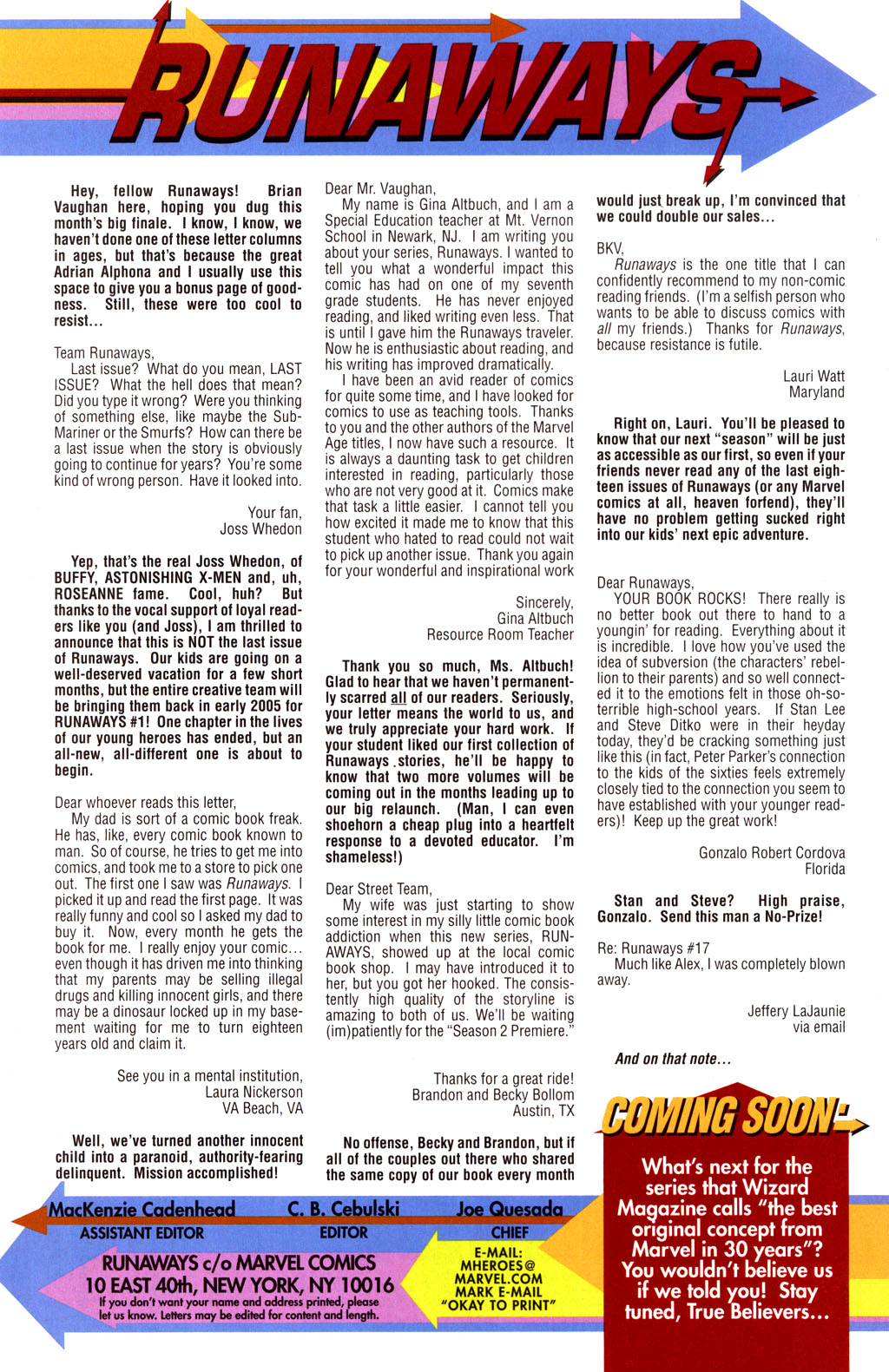 Read online Runaways (2003) comic -  Issue #18 - 25