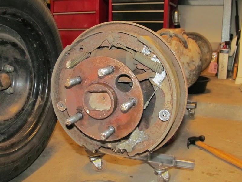 Rear Axle cleaning, painting, and reassembly