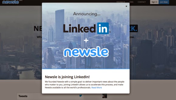 LinkedIn acquires Newsle, LinkedIn  Newsle, acquisition of Newsle, LinkedIn buys Newsle, social media, internet, 