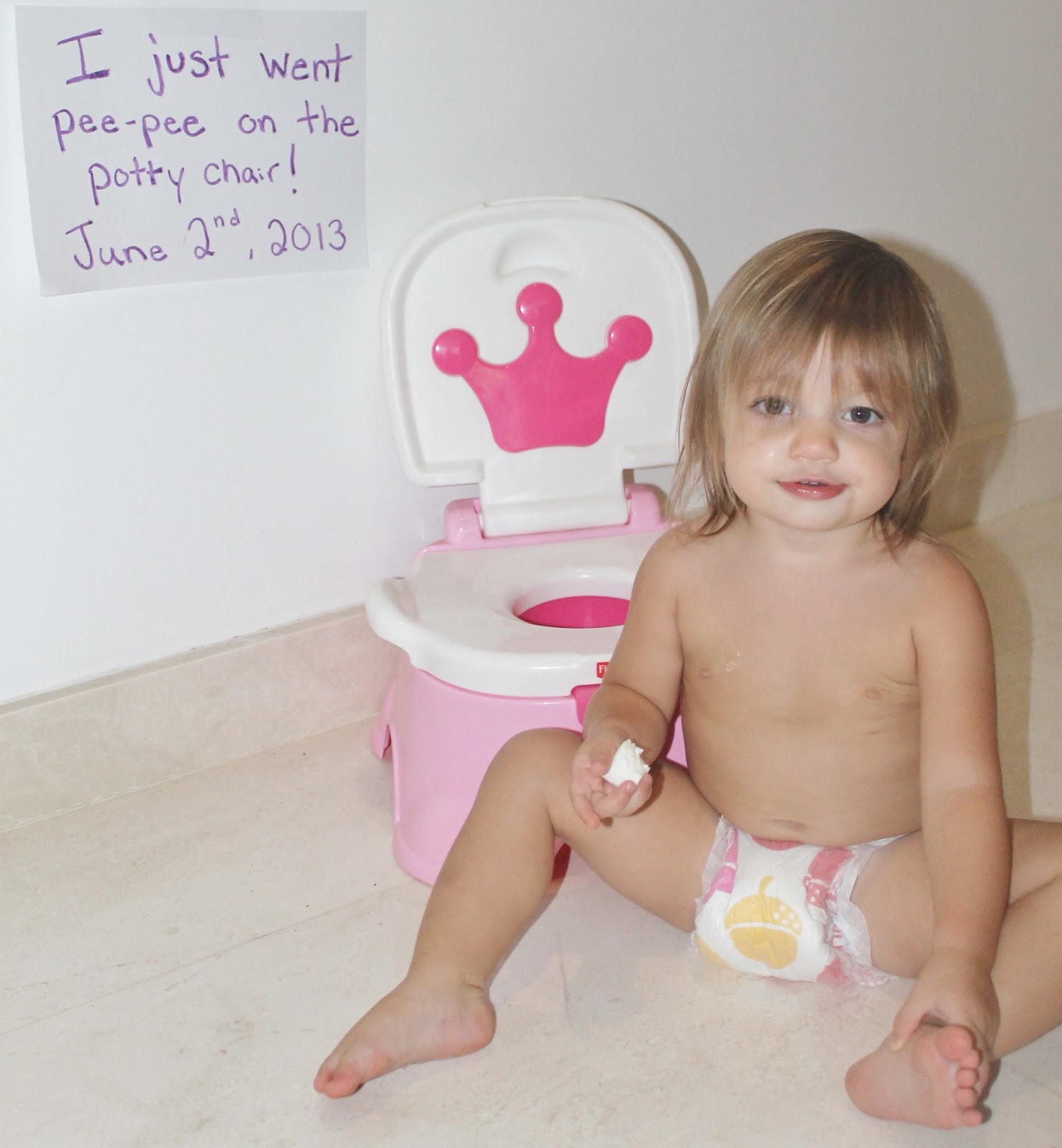 daughter pee potty