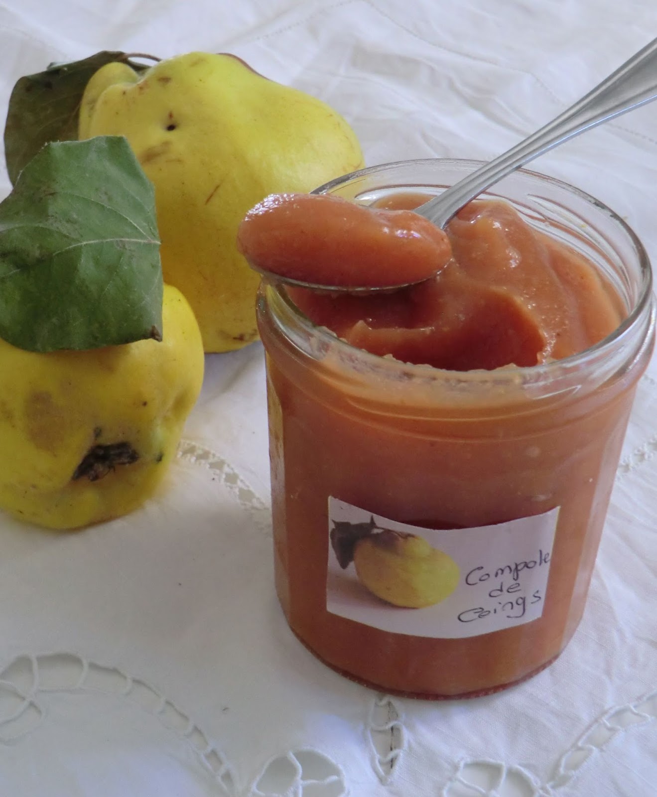 Compote de coings Ma petite cuisine gourmande sans gluten ni lactose
