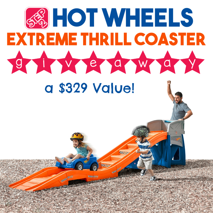 step2 hot wheels extreme roller coaster