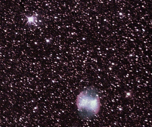 astrofotografia nebulosa dumbell