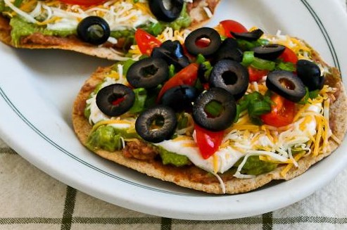 Vegetarian Seven Layer Tostadas Vegetarian Seven Layer Tostadas