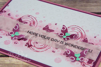 Have A Wonderful Day Card made using Stampin' Up! UK Supplies