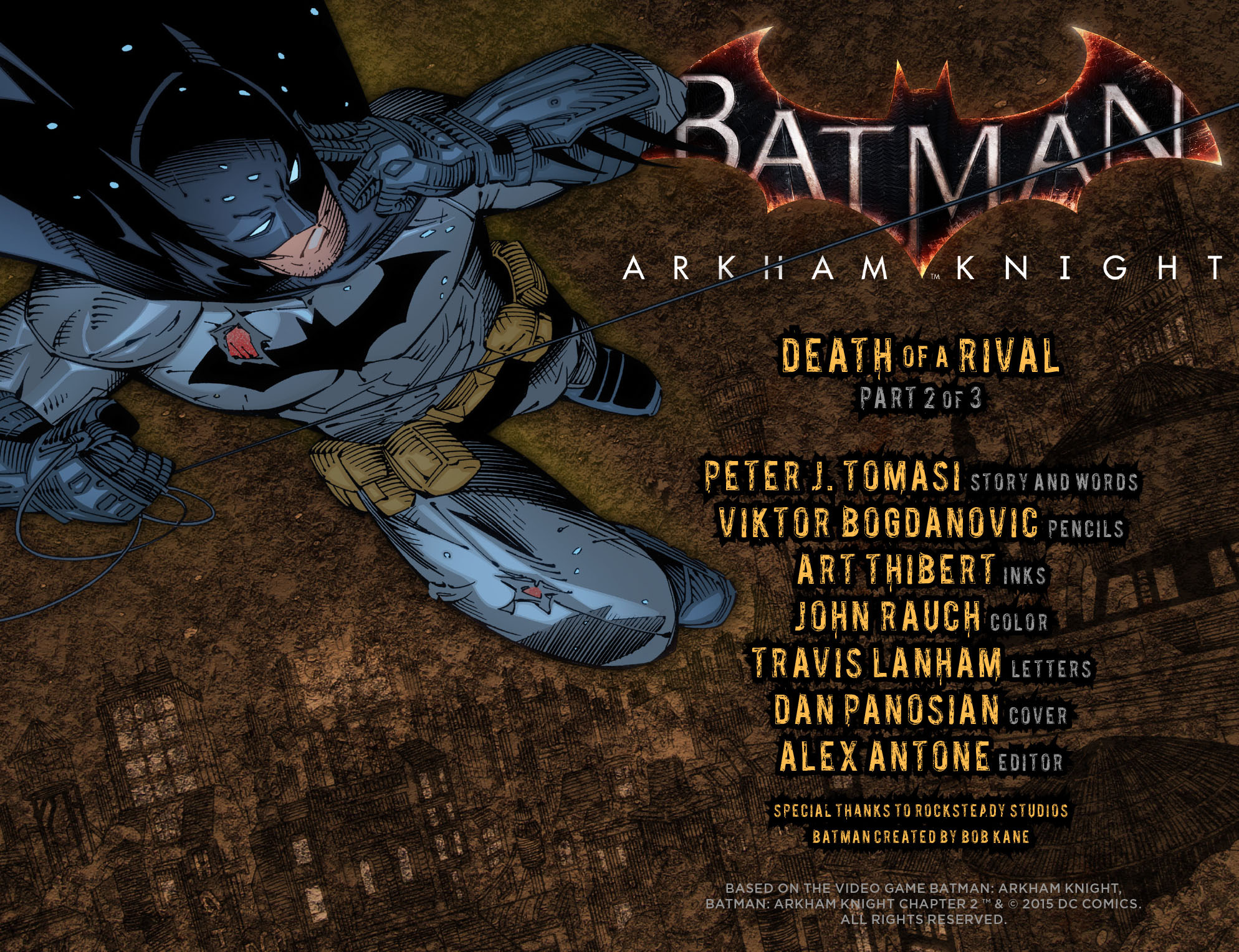 Read online Batman: Arkham Knight [I] comic -  Issue #2 - 2