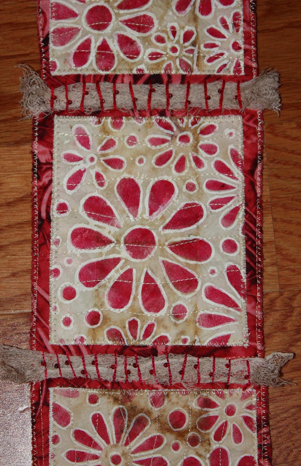 Too Wild Quilters Tea Bag Quilt Panel