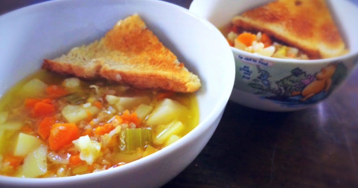 Lamb, Vegetables & Barley Soup (Great Nana's Recipe)