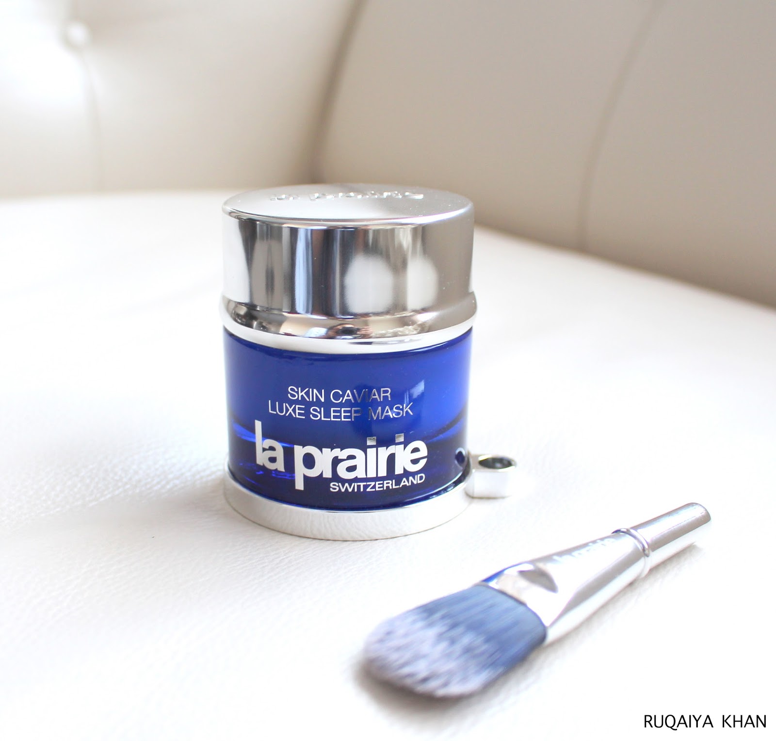 Ruqaiya Khan LA PRAIRIE Skin Caviar Luxe Sleep Mask Review
