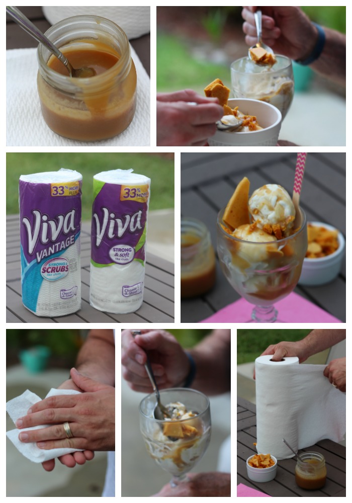 Tobins' Tastes Homemade Caramel Ice Cream Topping With Candy