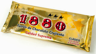 turrón de chocolate crujiente 1880