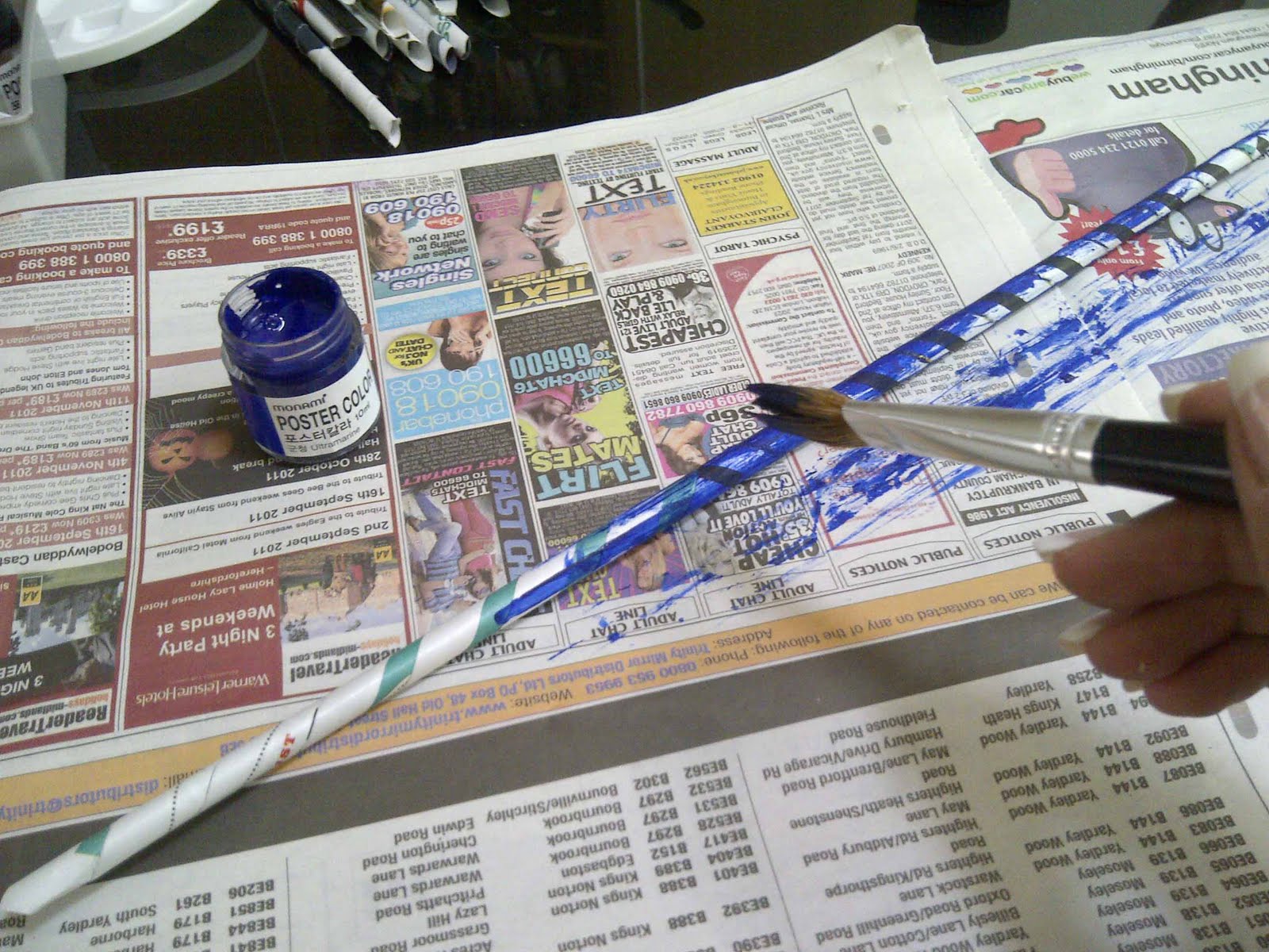 Creativity me... Recycled magazines