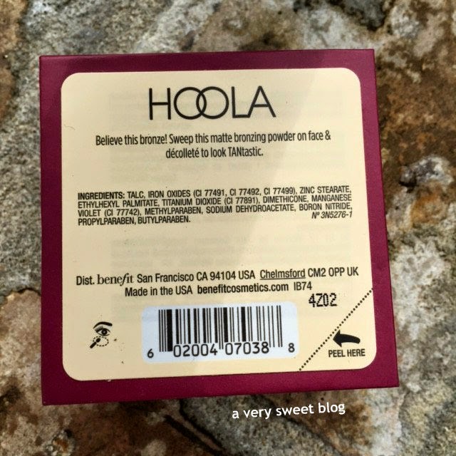 Benefit Hoola Swatches And | A Very Sweet Blog