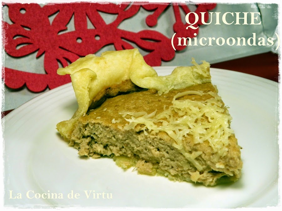 Quiche al microondas