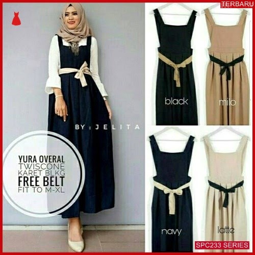 SPC233Y47 Yura Overall Terbaru Dress Muslim Wanita | BMGShop