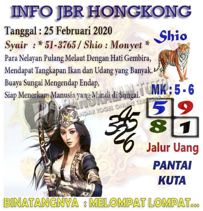 Prediksi Syair Hk 25 Februari 2020 Syair Togel Hk Pangkalantoto