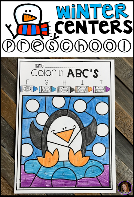 Are you looking for winter themed activities during the busy winter months? Then you will love our on our January Centers for Preschool. Each activity will keep your kids busy, while building important academic skills.