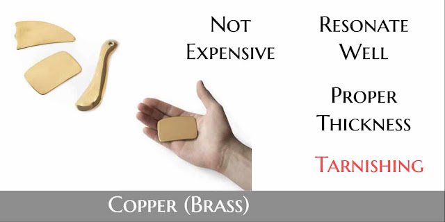 brass (copper alloy) gua sha tools