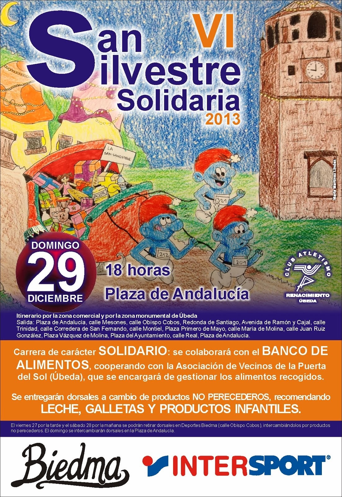 Cartel VI S. Silvestre solidaria de Úbeda