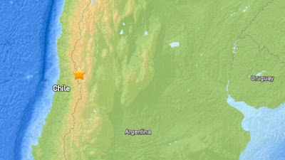 SISMO DE 5,7 GRADOS SACUDE REGIONES DE CHILE, ARGENTINA Y PERU