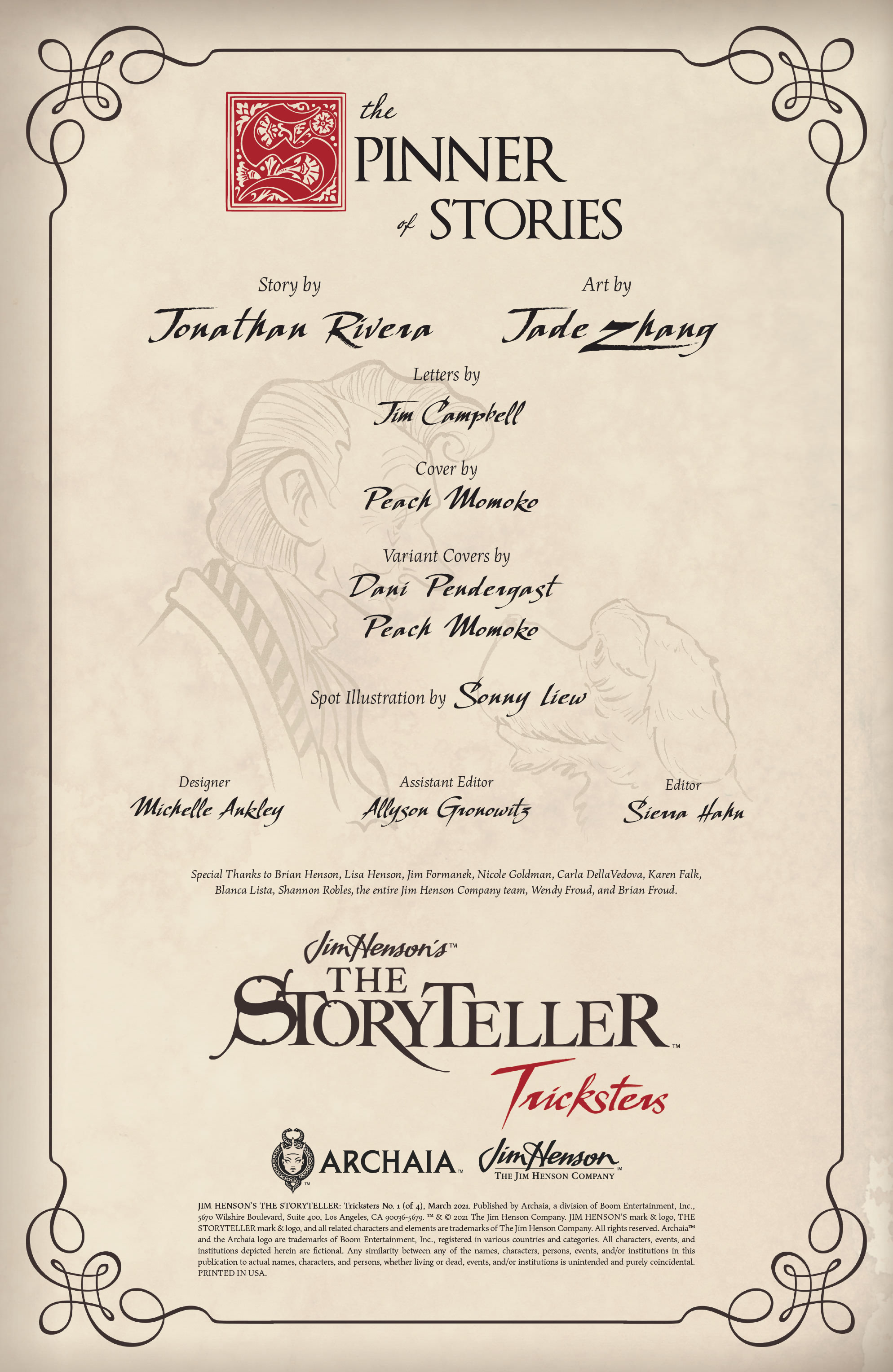 Read online Jim Henson's The Storyteller: Tricksters comic -  Issue #1 - 2