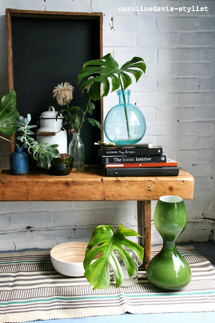 caroline davis stylist, trend daily blog, styling details, plants, behind the scenes