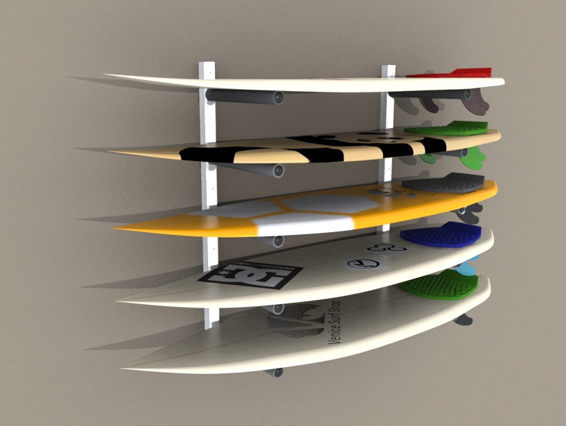 Venice Surf Racks Surfboard Wall Racks 5 Surfboard Wall Racks