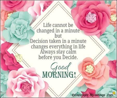 good morning messages for special someone