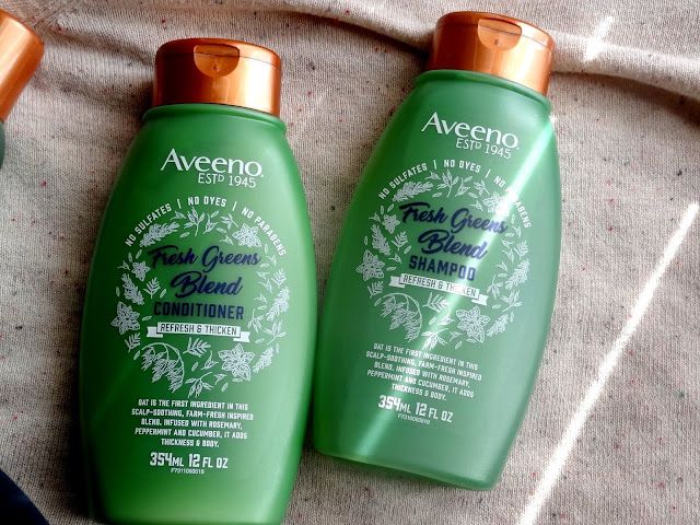 Aveeno Fresh Greens Blend Haircare Collection